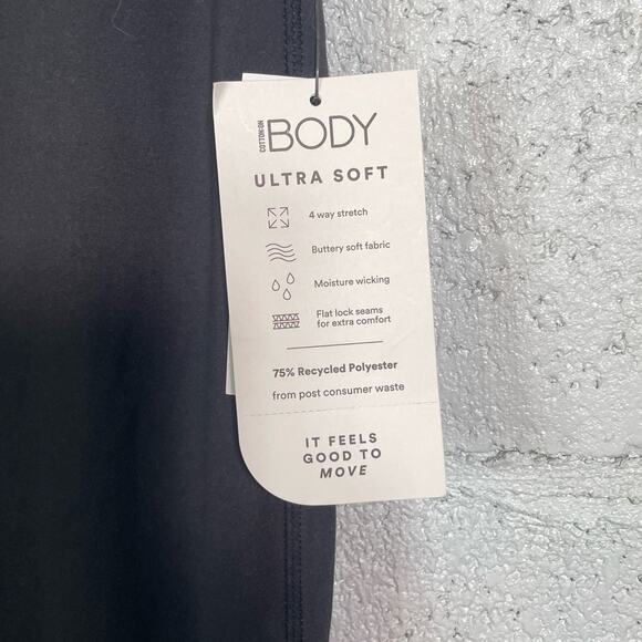 Cotton on Women's Ultra Soft Fold Over Flare Tight Pants - Black large - Picture 6 of 8